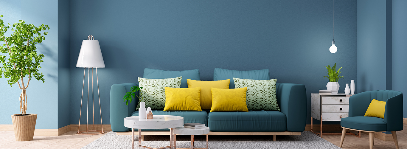 wall colour combination for living room