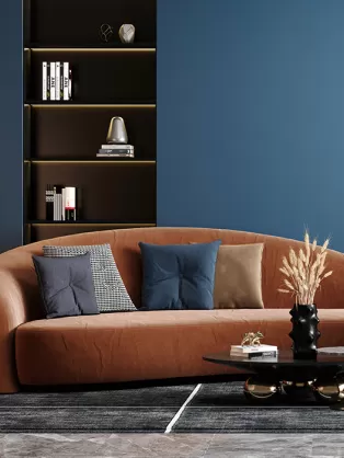 Bold living room design 