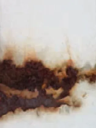 Corrosion undercutting at welds