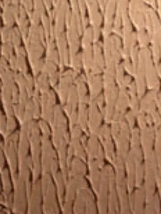 Stipple or roller marks