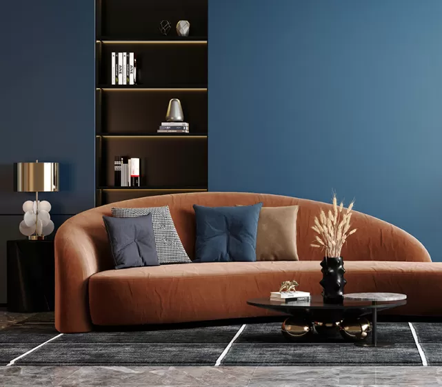 Bold living room design 