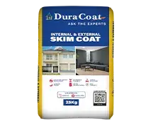 Duracoat Internal and Exterior Skim Coat – Smooth Finish Levelling Compound for Walls and Ceilings